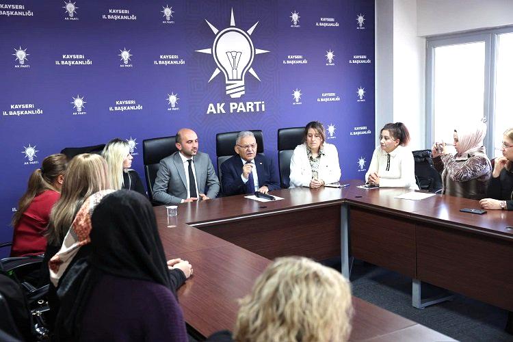 AK Parti Kayseri Melikgazi’ye hayırlı olsun ziyareti