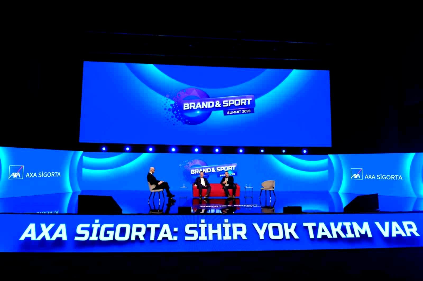 AXA Sigorta, Brand & Sport Summit’te ’’Sihir Yok Takım Var” dedi