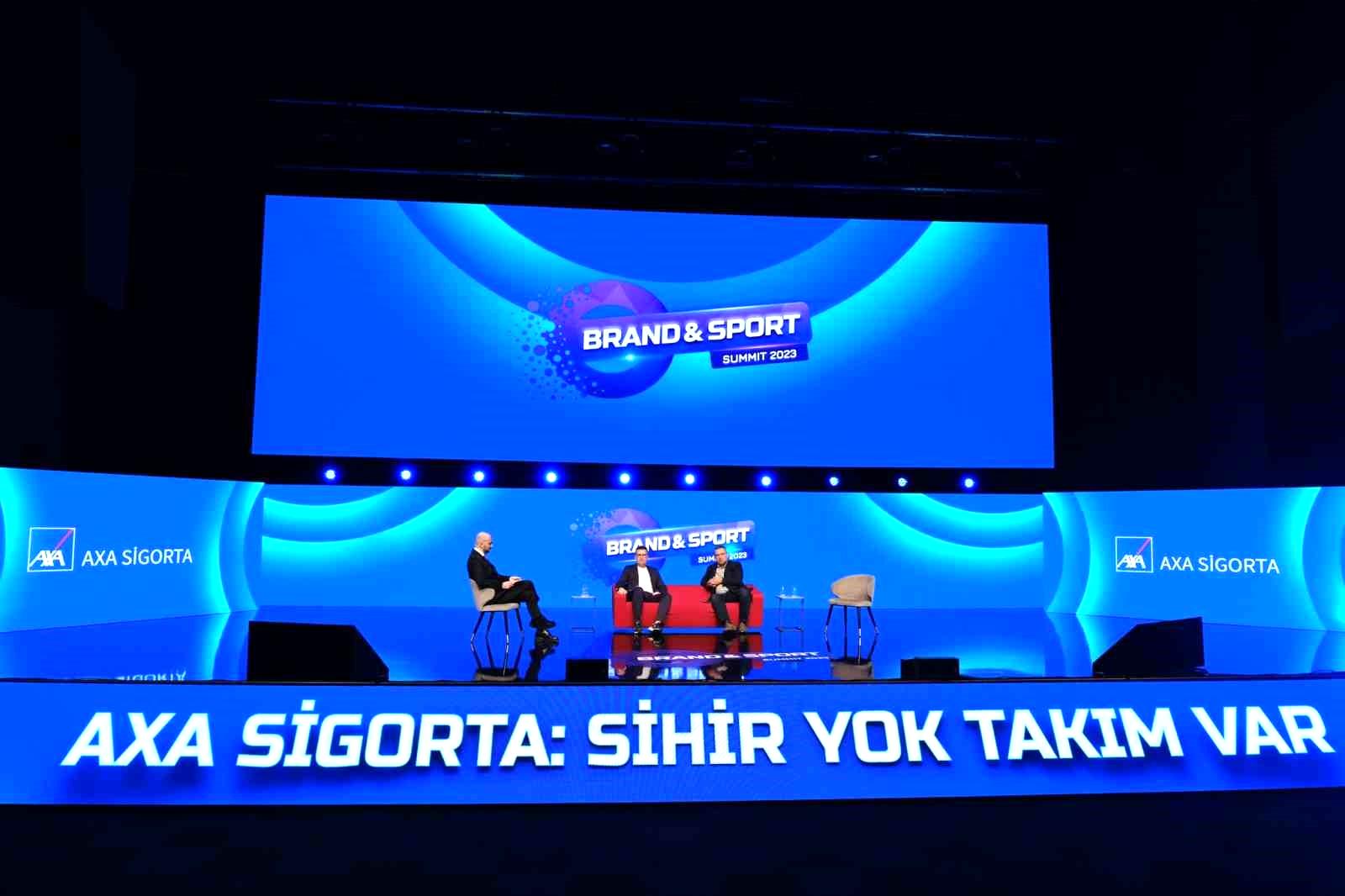 AXA Sigorta, Brand & Sport Summit’te ’’Sihir Yok Takım Var” dedi