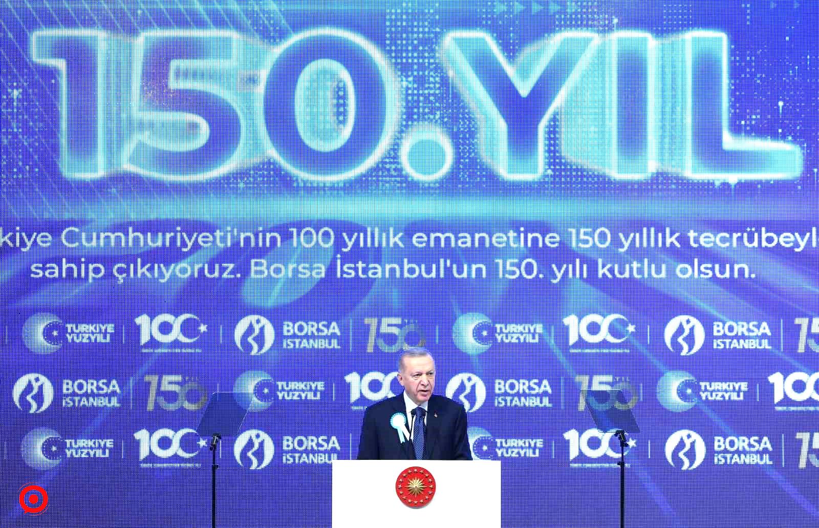 Cumhurbaşkanı Erdoğan: "Sermaye piyasalarını manipüle etmeye çalışan tamahkarlara meydanı boş bırakmayız"