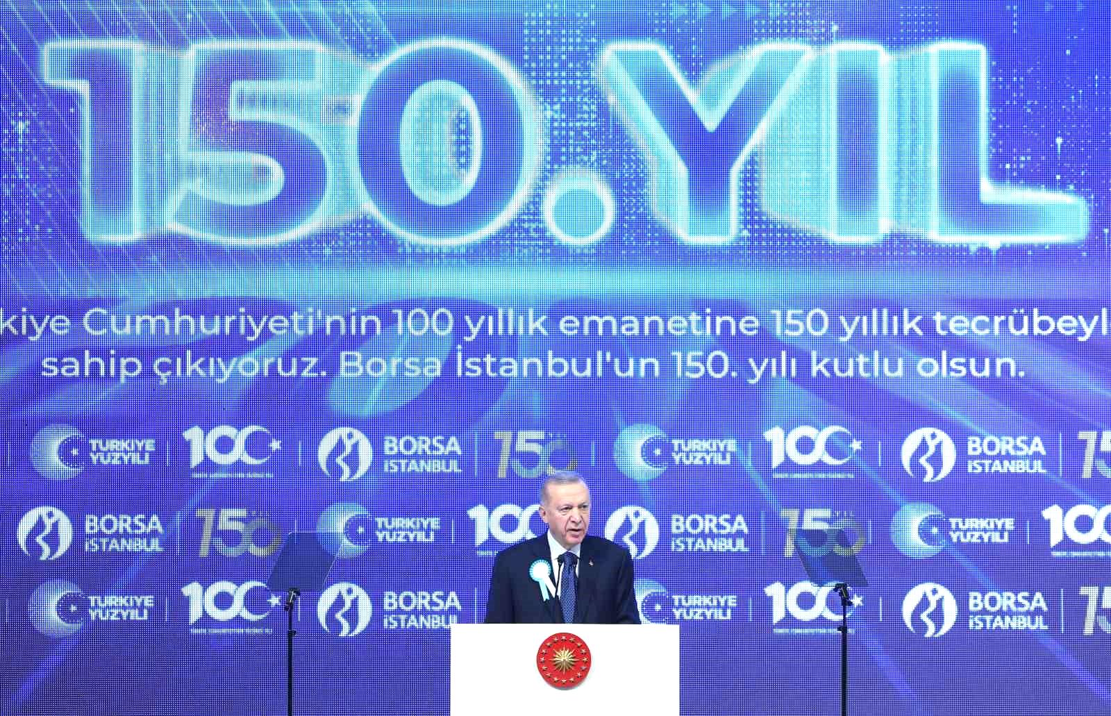 Cumhurbaşkanı Erdoğan: “Sermaye piyasalarını manipüle etmeye çalışan tamahkarlara meydanı boş bırakmayız”