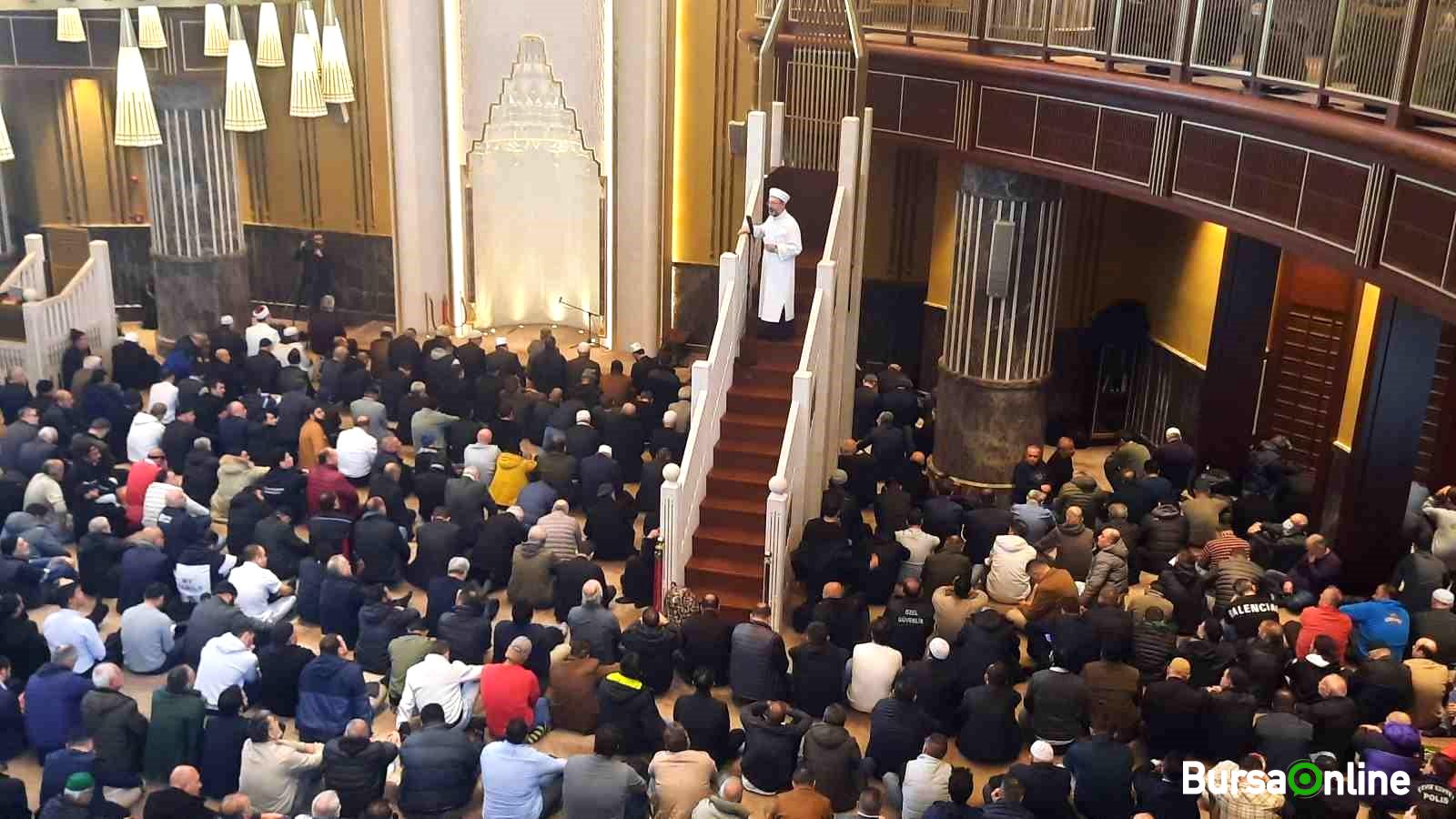 Diyanet İşleri Başkanı Ali Erbaş, Taksim Camii’nde hutbe verdi