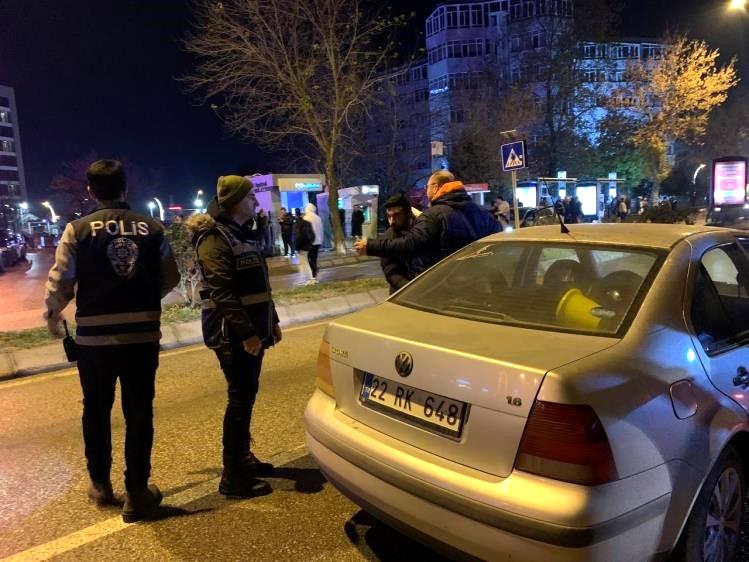 Edirne polisinden ’Şok’ asayiş uygulaması