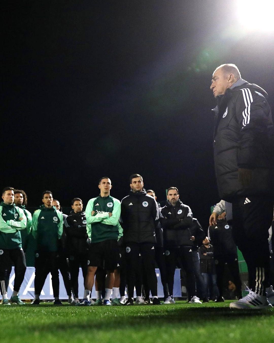 Fatih Terim, Panathinaikos ile ilk antrenmanına çıktı