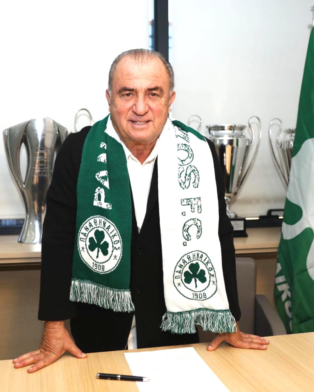 Fatih Terim, Panathinaikos’a resmi imzayı attı