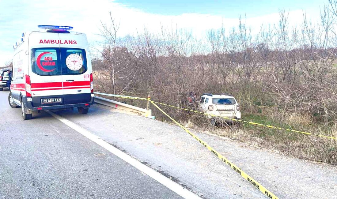 Kırklareli’nde hafif ticari araç,