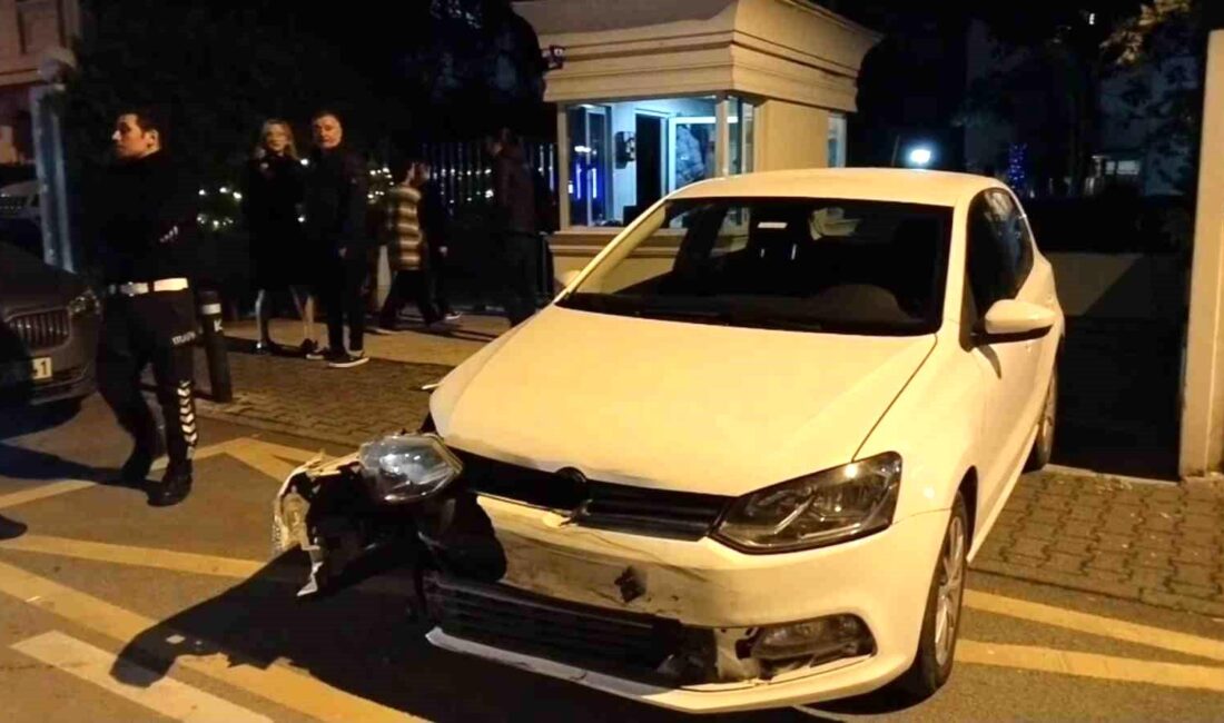 Kadıköy’de bir sitenin otoparkından