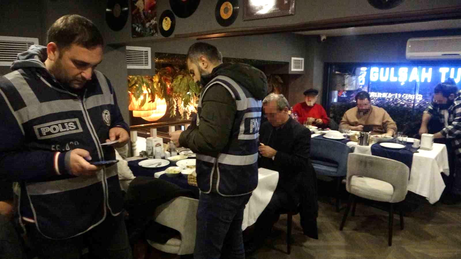 Kartal’da yılbaşı öncesi restoran ve eğlence mekanlarına denetim