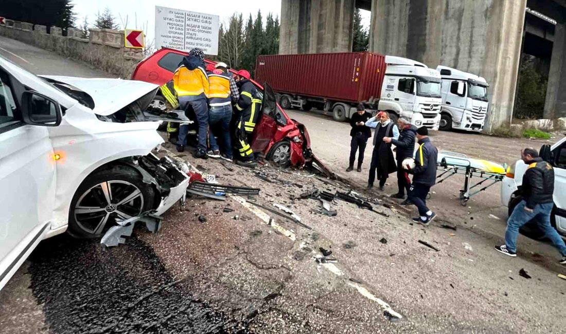 Kocaeli’nin Derince ilçesinde rampadan