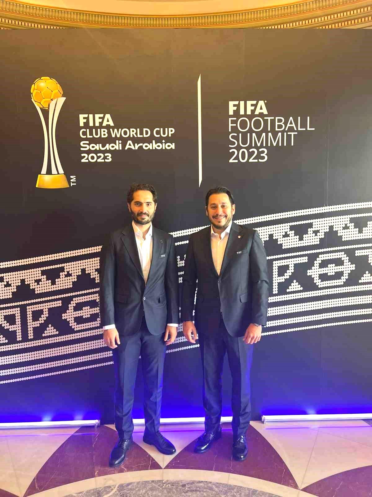 Mustafa Eröğüt ve Hamit Altıntop, FIFA Futbol Zirvesi’ne katıldı