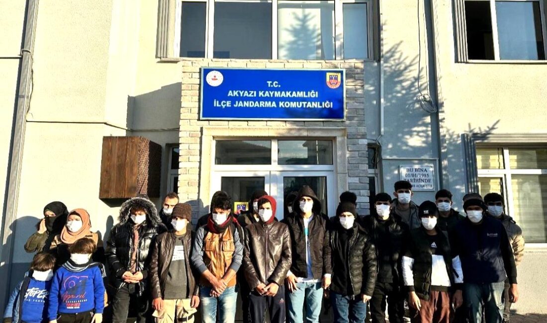 Sakarya’da jandarma ekiplerince gerçekleştirilen