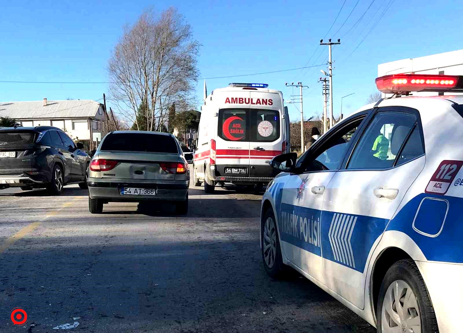 Sakarya’daki kazada babaanne ve 8 aylık torunu yaralandı