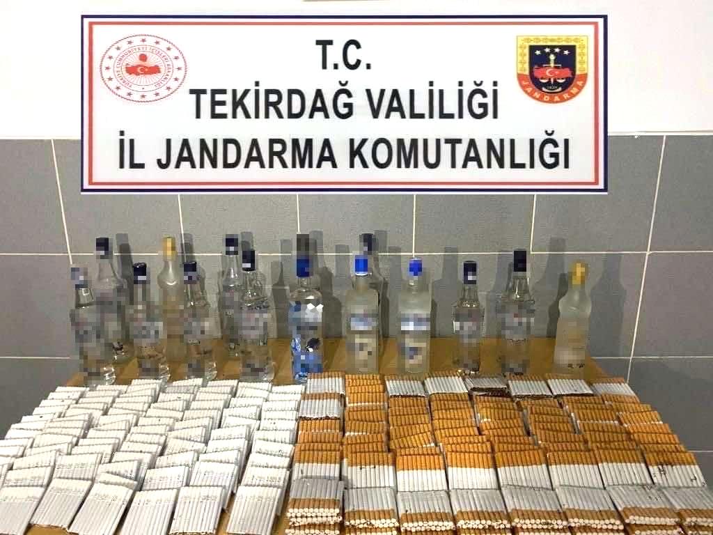 Tekirdağ’da 1 ton 200 litre sahte alkol ele geçirildi