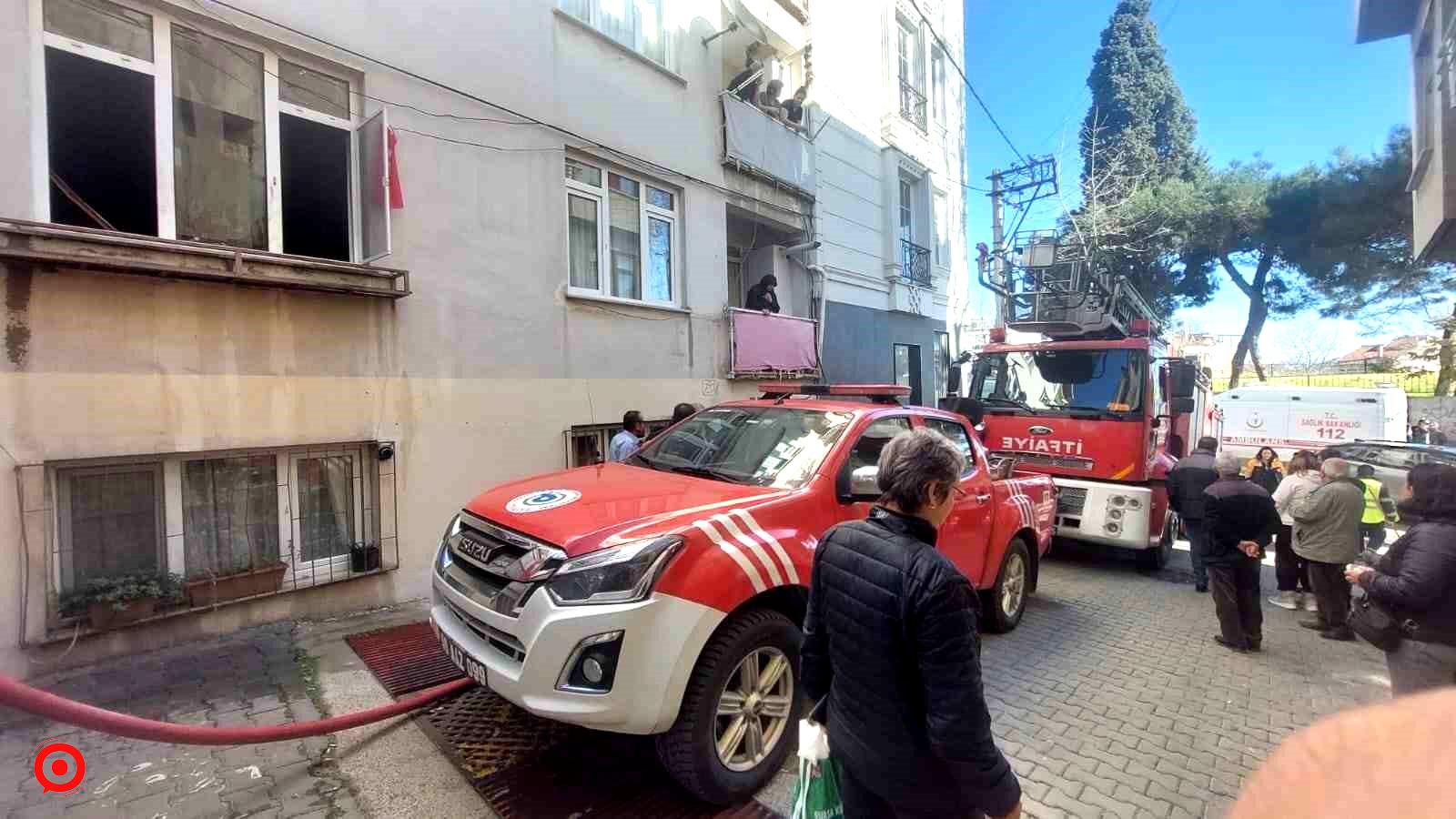 Tekirdağ’da yangın: 1 çocuk hastaneye kaldırıldı