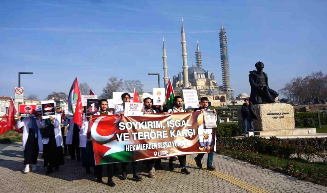 Edirne’de Tıp Fakültesi öğrencileri