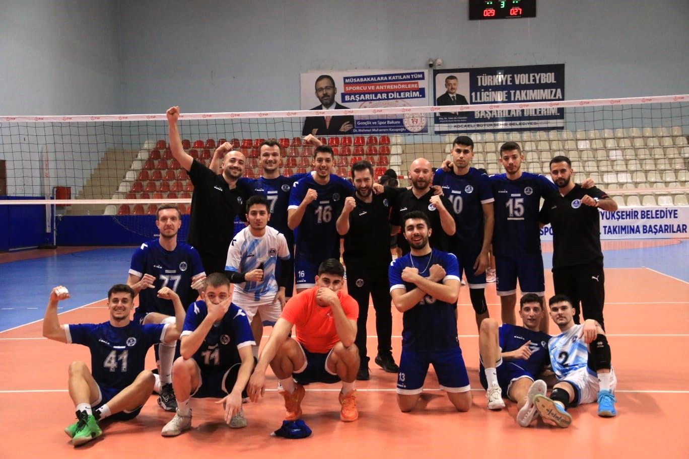 TVF Erkekler Voleybol 1. Ligi: Kocaeli Büyükşehir Belediye Kağıtspor: 3 – Ziraat Bankkart: 0