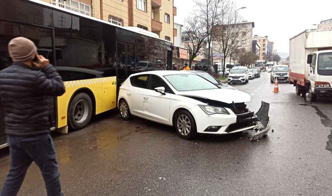 Ataşehir’de şoförünün direksiyon başındayken