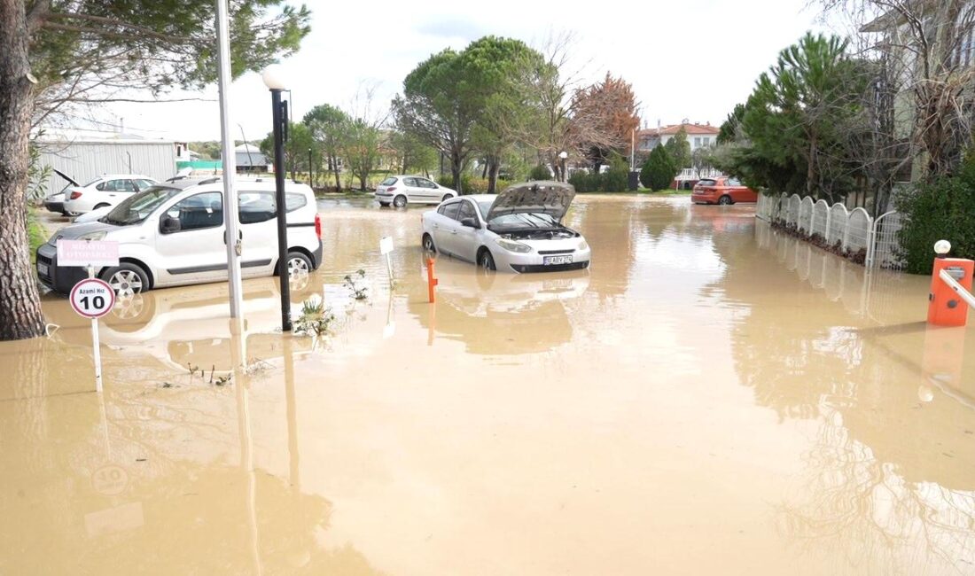 Balıkesir’in Ayvalık ilçesinde meydana