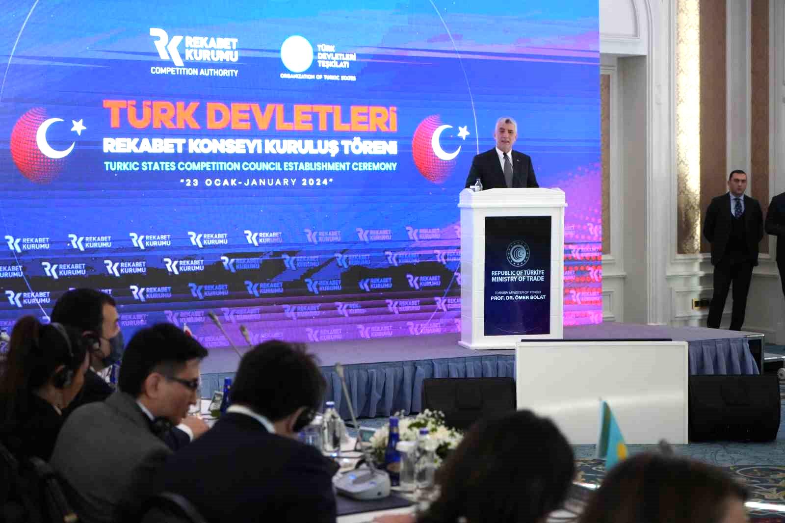 Bakan Bolat: ‘‘TDT üye ülkelerinin 2023 yılındaki ticaret hacmi 42 milyar dolara yükseldi’’