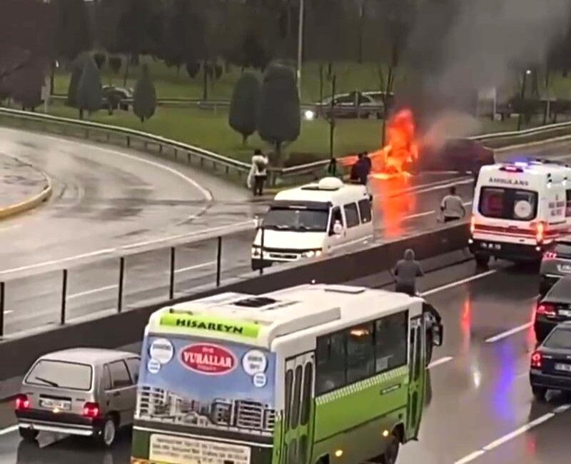 Kocaeli’nin Gölcük ilçesinde sürücünün