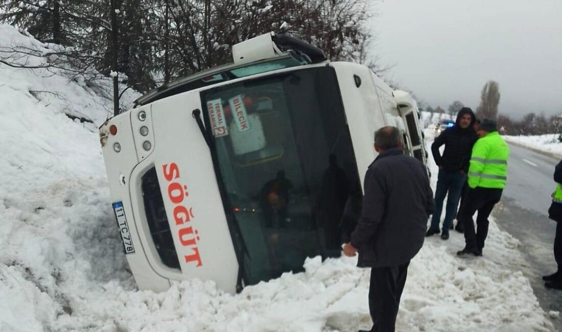 Bilecik’te işçi servisinin kontrolden