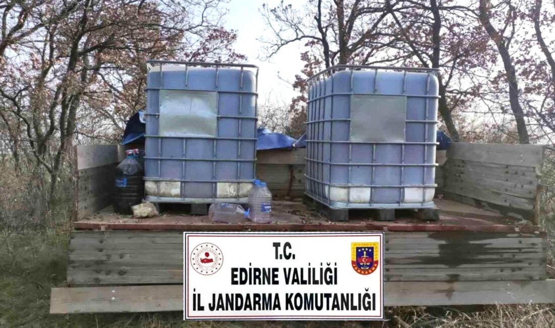 Edirne’nin Uzunköprü ilçesinde jandarma