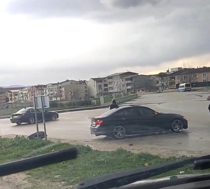 Bursa’da otomobil ile drift