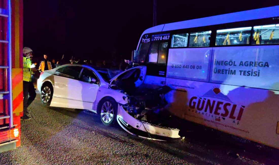 Bursa’nın İnegöl ilçesinde meydana