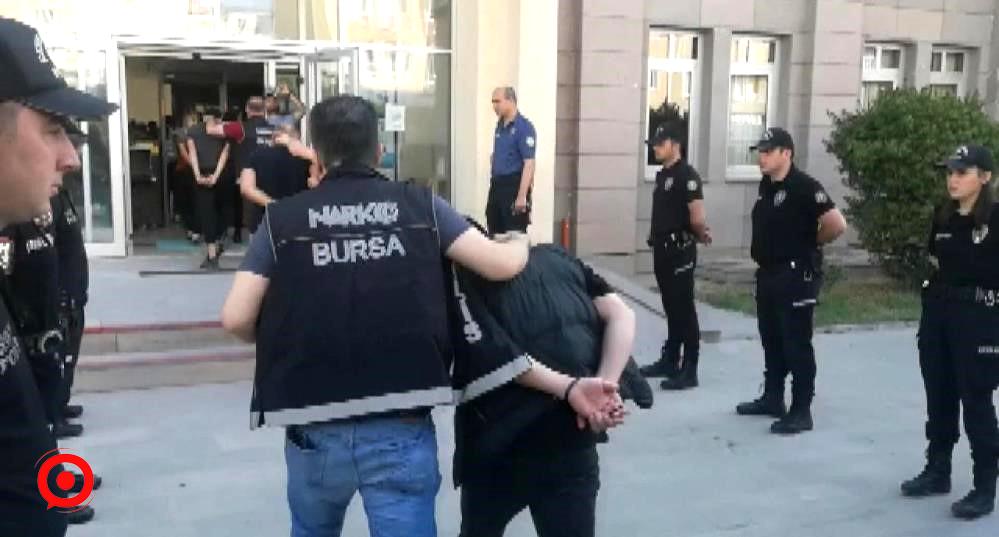 Bursa’da uyuşturucudan kazanılan kara paraya da operasyon