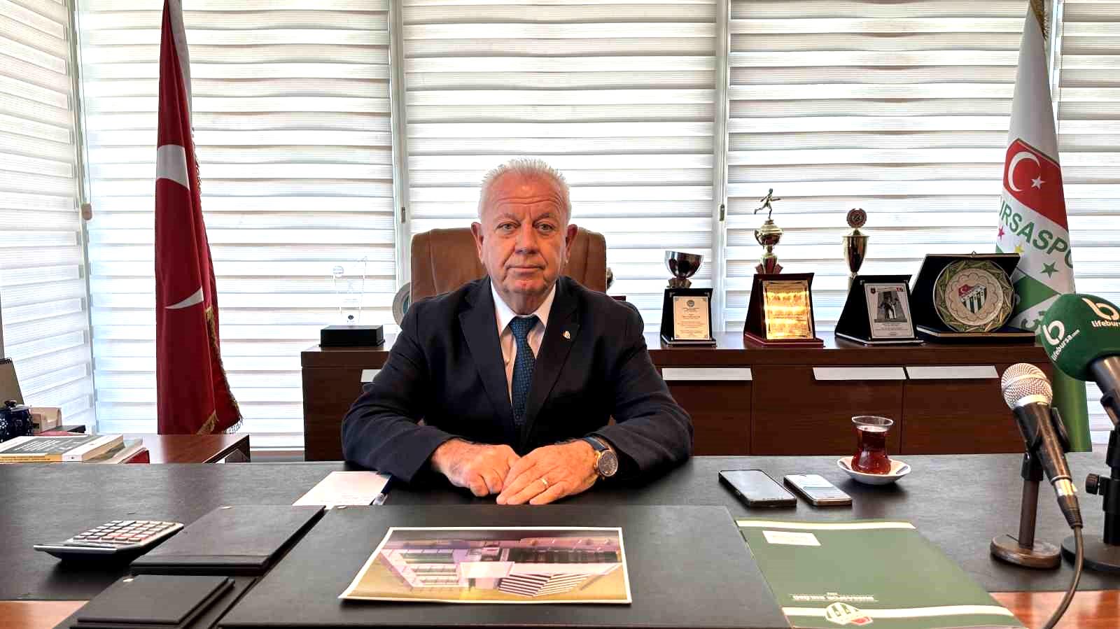 Bursaspor Divan Kurulu Başkanı Galip Sakder: “Hukuki mütalaaya başvurulmuştur”