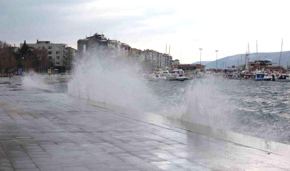 Çanakkale’de saatteki hızı zaman