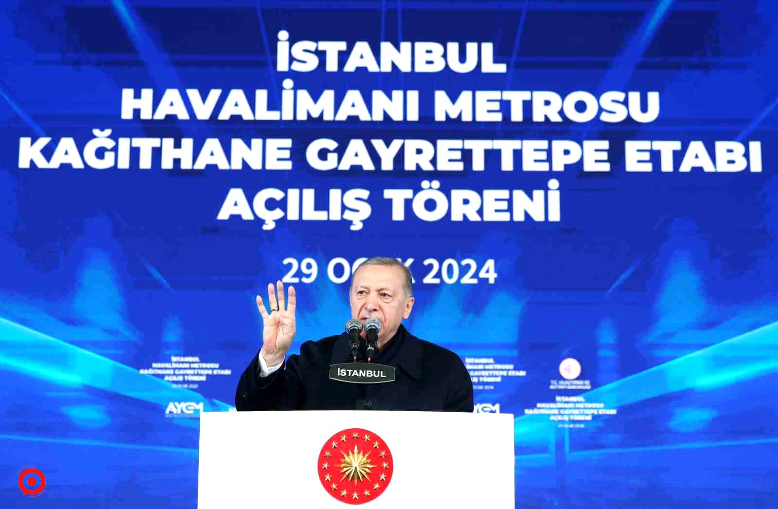 Cumhurbaşkanı Erdoğan: "İstanbul’da tamamlanan raylı sistem uzunluğu 338.5 kilometreye çıkıyor"