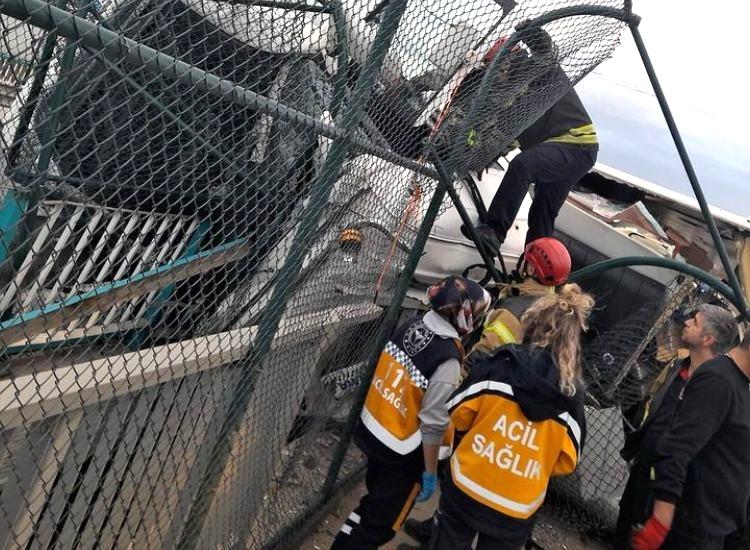 Kocaeli’nin Çayırova ilçesinde dondurulmuş