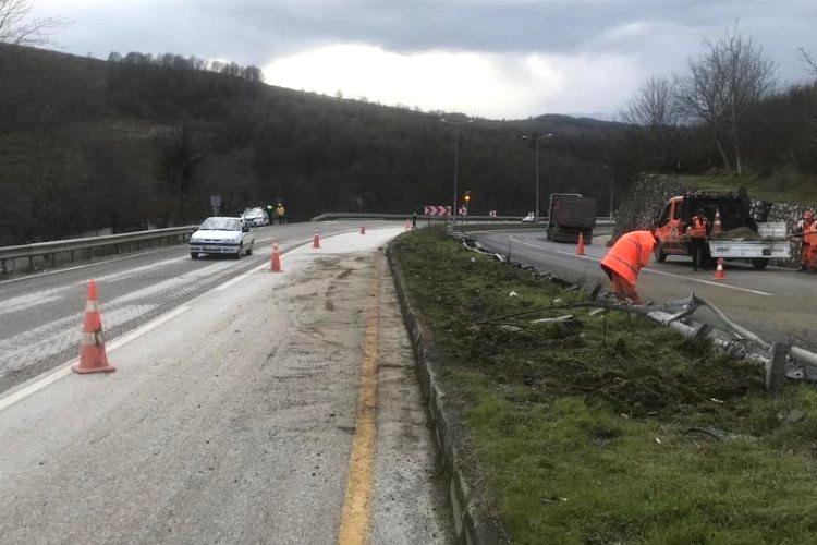 Düzce-Akçakoca bağlantı yolu Kabalak