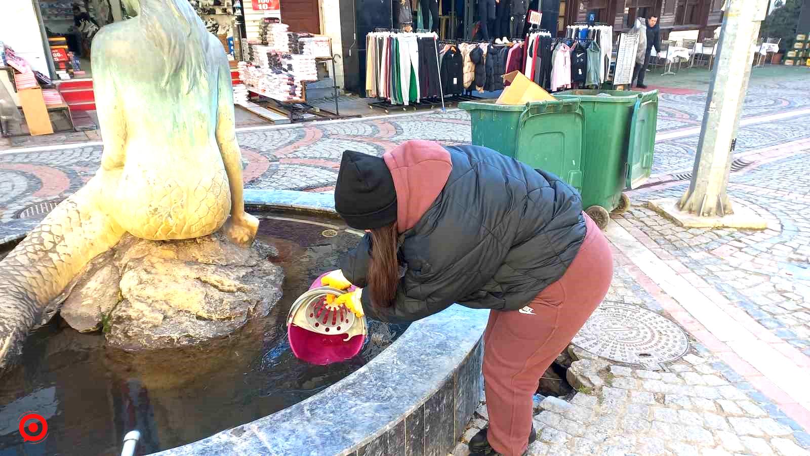 Edirne kuru ayaza teslim oldu, havuzlar dondu