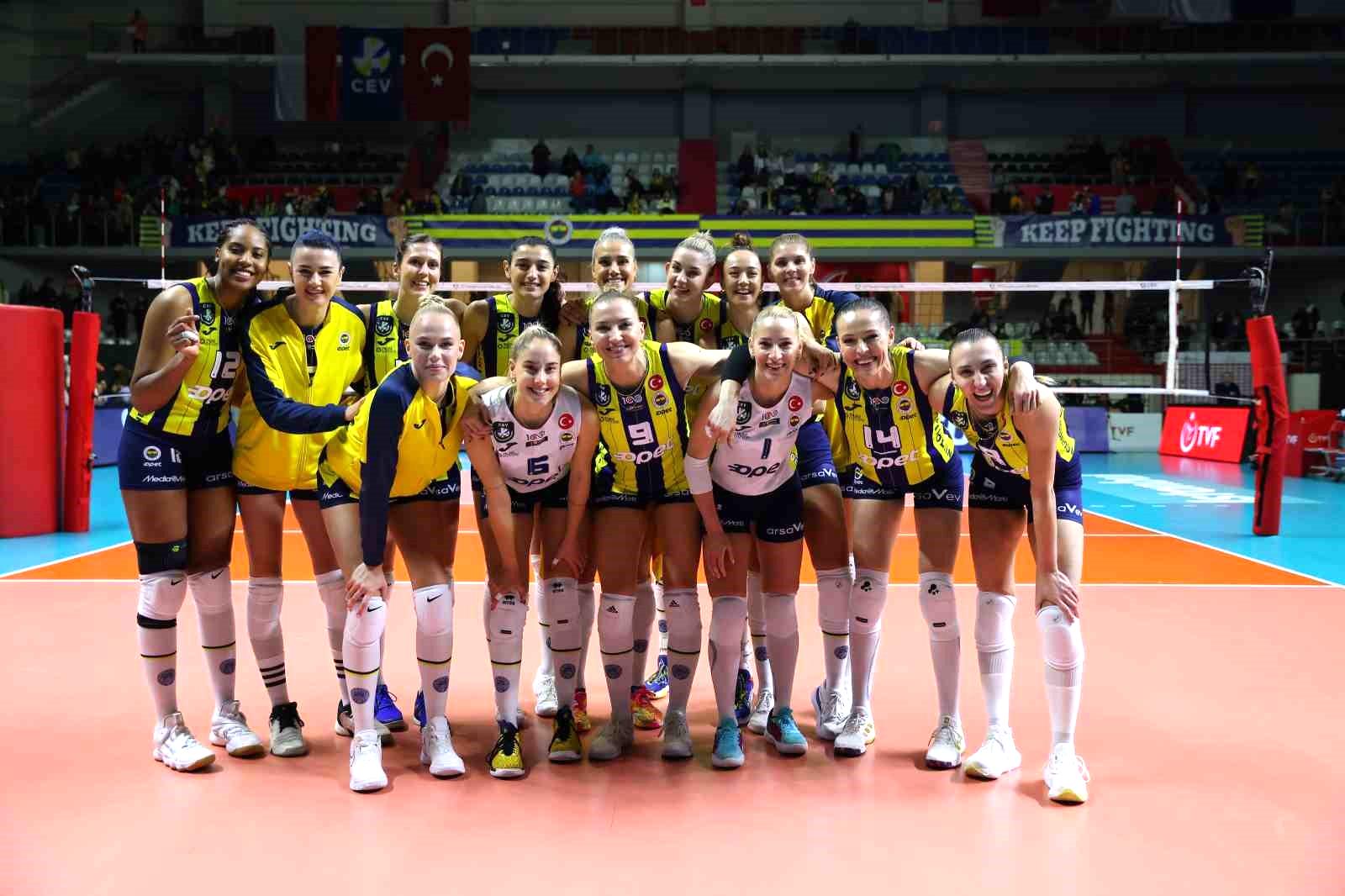 Fenerbahçe, CEV Şampiyonlar Ligi’nde çeyrek finalde