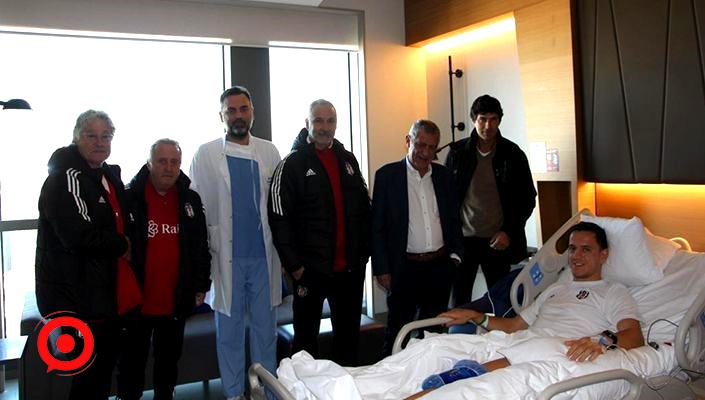 Fernando Santos’tan, Amir Hadziahmetovic’e geçmiş olsun ziyareti