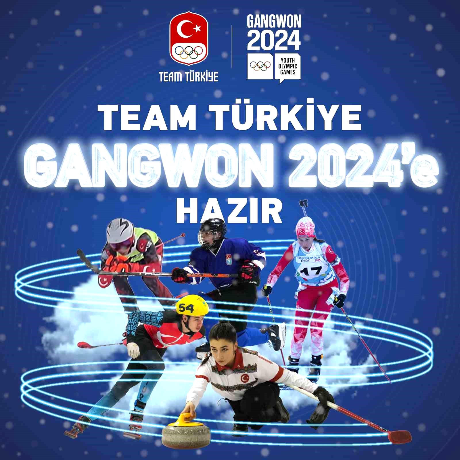 Gangwon 2024 Kış Gençlik Olimpiyat Oyunları’nda 24 milli sporcu yer alacak