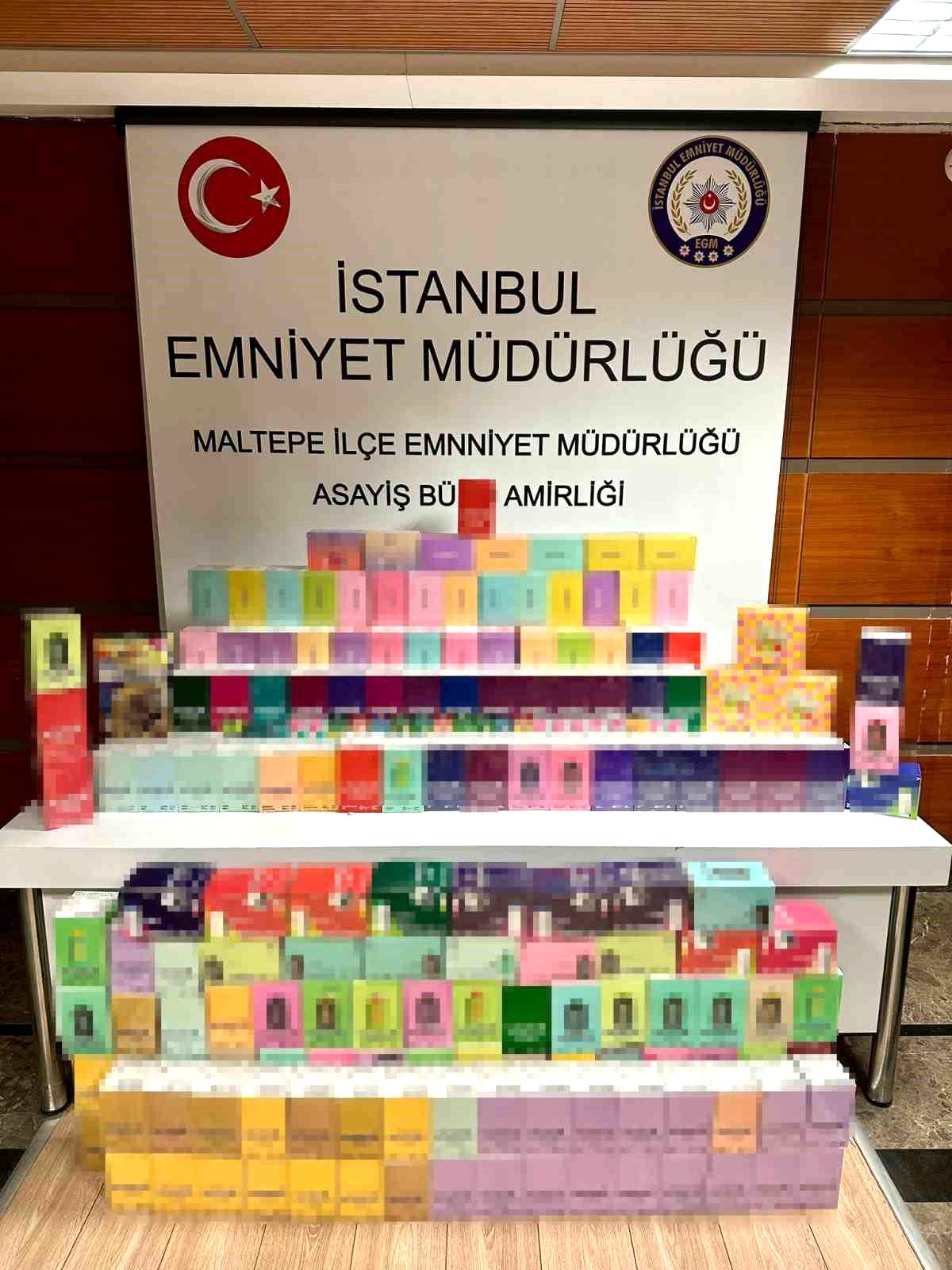 Kadıköy’de kaçak elektronik sigara operasyonu