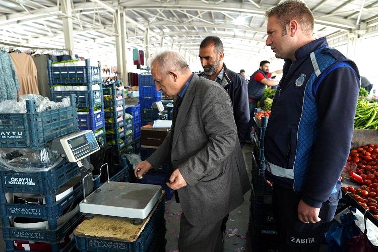 Kayseri Melikgazi’den ölçü tartı uyarısı