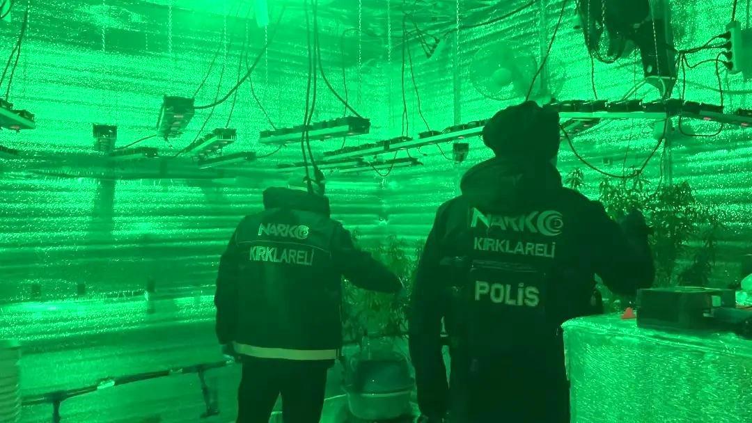 Kırklareli’de polis ekiplerince düzenlenen