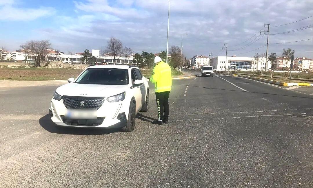 Kırklareli’nde polis ekiplerince yapılan