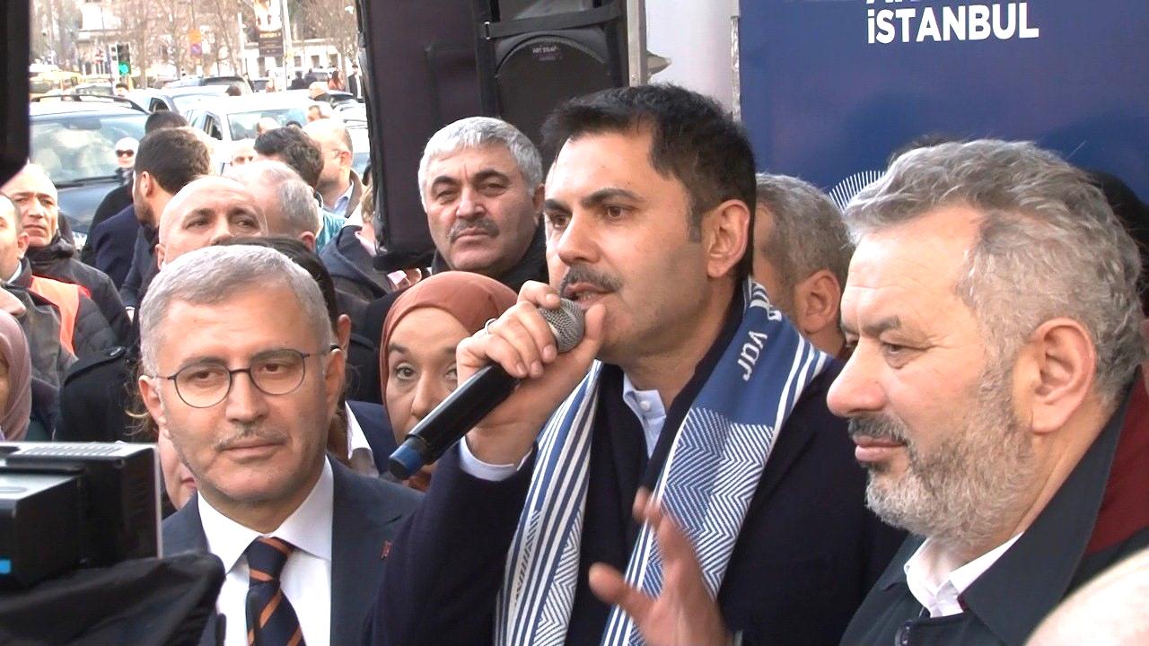 Murat Kurum: “Kaynakların reklama, algıya değil İstanbulluya harcandığı bir yönetim anlayışıyla 31 Mart’ta geliyoruz”