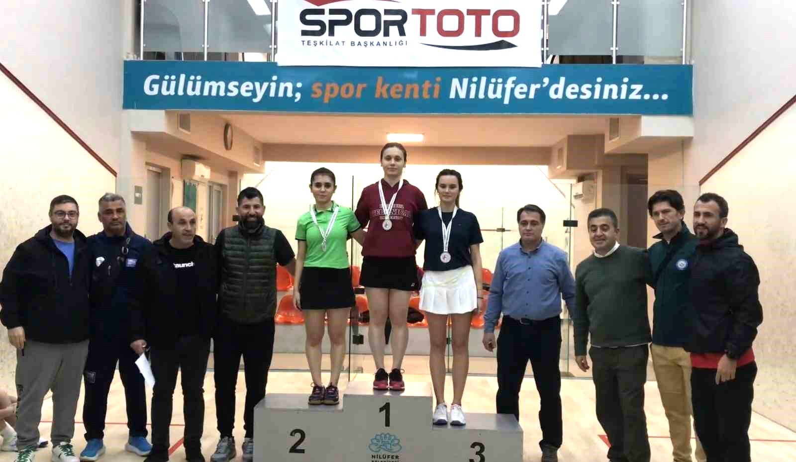 Nilüfer’de Squash Şampiyonası heyecanı