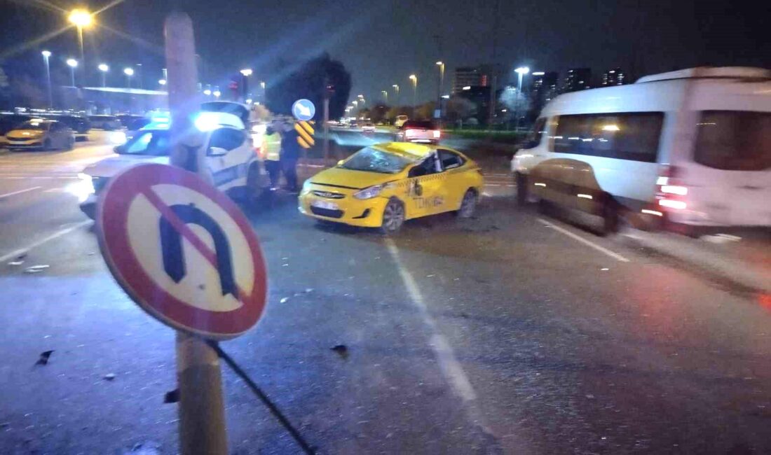 Pendik’te kontrolden çıkan ticari