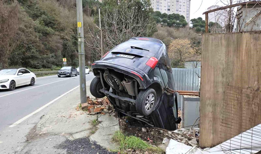 Sarıyer’de seyir halindeki sürücünün