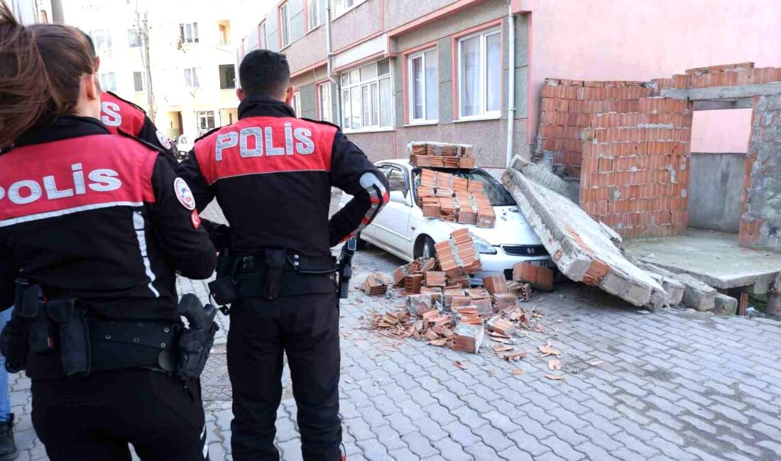 Edirne’de şiddetli rüzgar nedeniyle