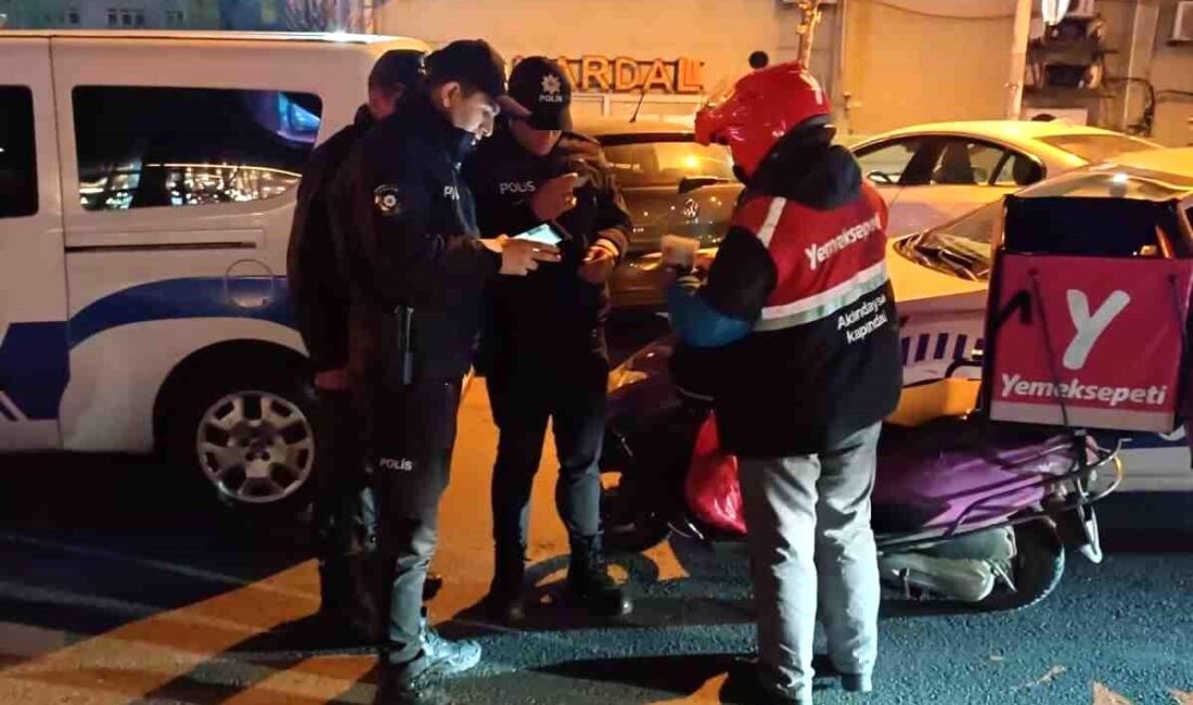 Şişli’de, polis ekipleri tarafından