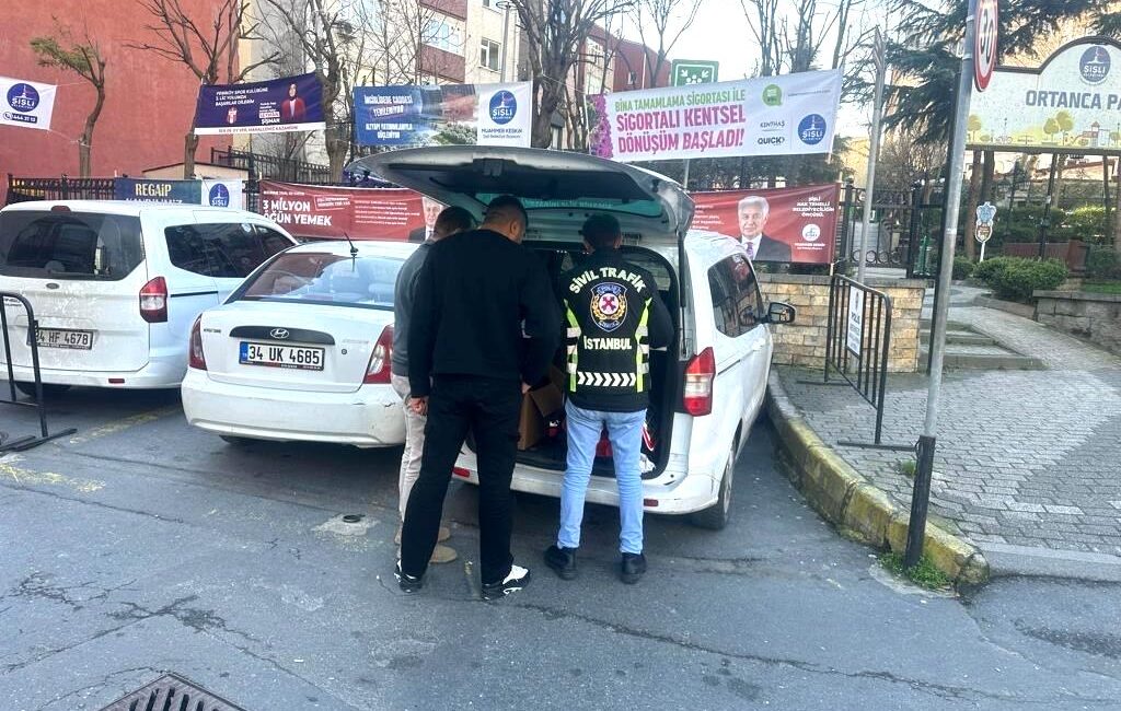 Şişli’de yol verme tartışması