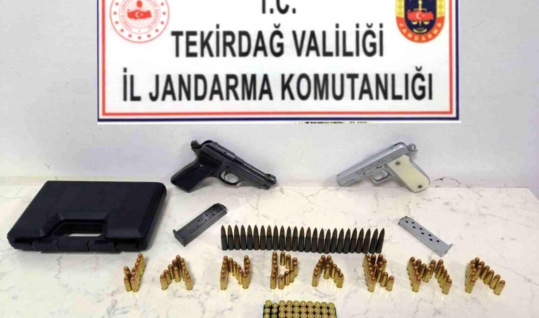 Tekirdağ’da jandarma ekiplerince hırsızlık